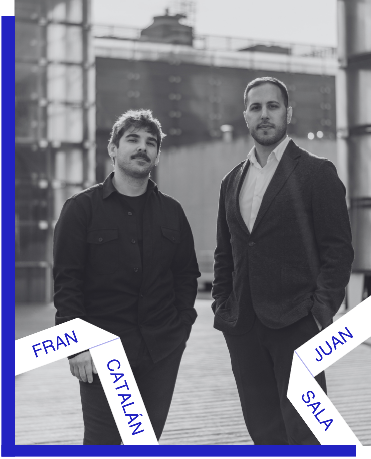 Fran Catalán y Juan Sala, profesor del MBA en Gestión de Estudios de Arquitectura e Interiorismo