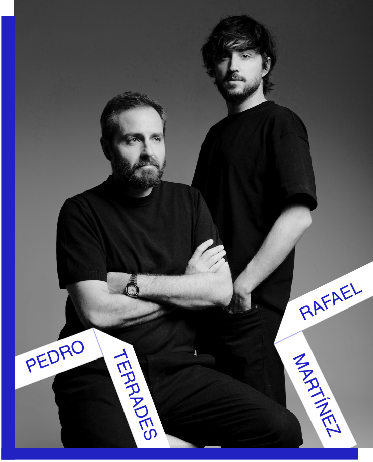 Pedro Terrades y Rafael Martínez, profesor del MBA en Gestión de Estudios de Arquitectura e Interiorismo